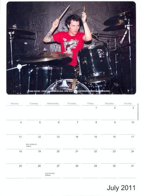 2011 Calendar - July