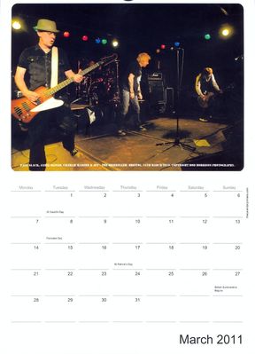 2011 Calendar - March