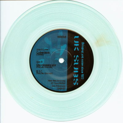 Clear vinyl B-side