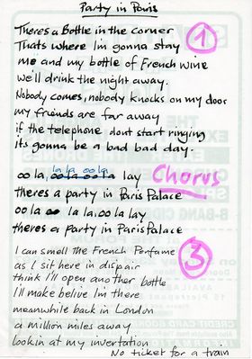 Party In Paris Lyrics 1