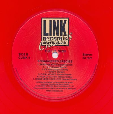 CLINK4 Red vinyl Side B