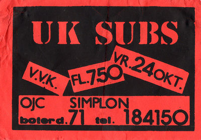 24.10.1986 ticket - click image to enlarge