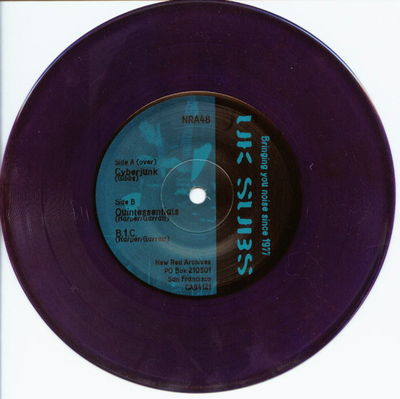 Purple vinyl B-side