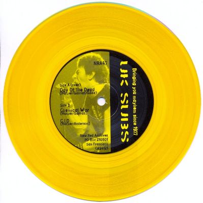 Orange vinyl B-side