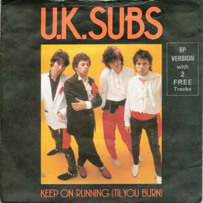 Keep on running EP front cover