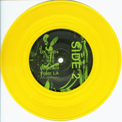 Yellow vinyl B-side