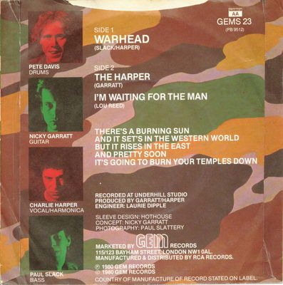 Warhead Back Cover (UK)