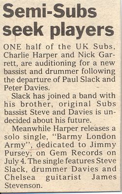 News article Melody Maker 28 June 1980 - click to enlarge