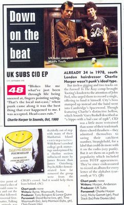 Mojo magazine article October 2001
