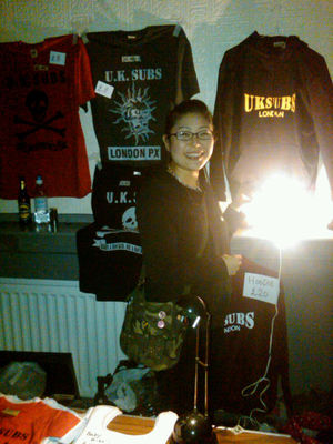 The lovely Yuko    and the merch...